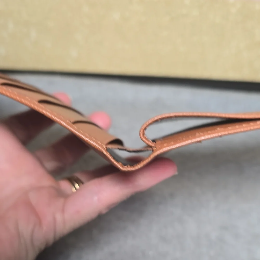 Valentino Garavani Men's Tan Leather Bifold Wallet